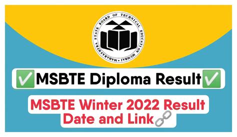 MSBTE Result 2023 Winter (out) Diploma Msbte.org.in Odd Sem 2022.